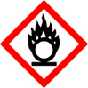 Oxidising Substances COSHH Symbol