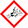 COSHH Explosive Materials Symbol