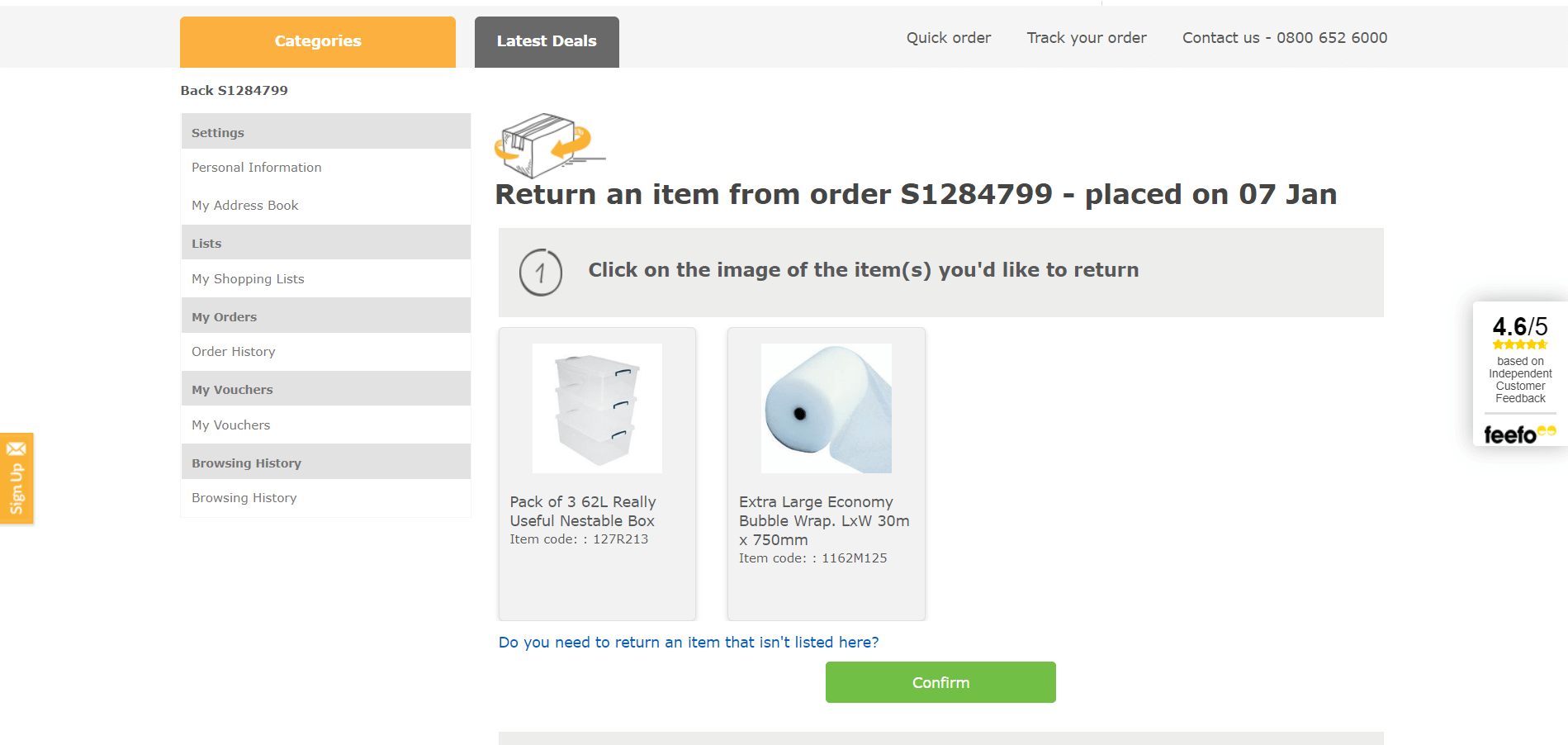 Free returns slideshow slide 3