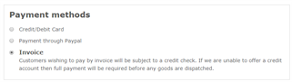 Payment