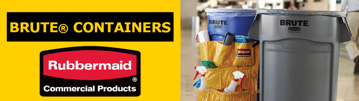 rubbermaid Brute Containers Banner