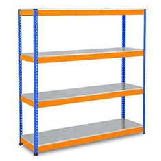 Galvanised shelving