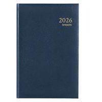 Saturnus black weekly diary, 7 days to 2 pages - Small format - 2025