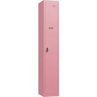 Vintage Retro Metal Storage Lockers - 1800x300x450mm -Hasp Locks -PURE