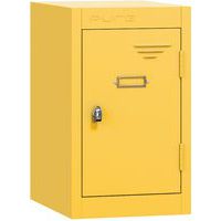 Small Vintage Retro Metal Storage Quarto Lockers - Hasp Locks - PURE