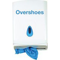 White Wall-Mounted Overshoe Dispenser - Safety First Aid