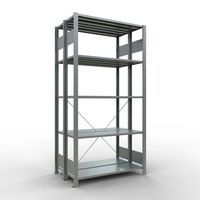 Lightweight Easy-Fix shelving - Zinc-plated finish - Schulte