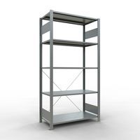 Lightweight Easy-Fix shelving - Zinc-plated finish - Schulte