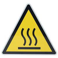 Warning sign - Hot surface - Aluminium
