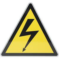 Warning sign - Electrical voltage - Aluminium
