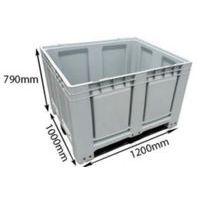 Big-Box with Solid Walls - 3 Forklift Skids