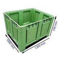 Big-Box with Perforated Walls - 3 Forklift Skids