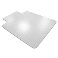 Polycarbonate floor mat with lip