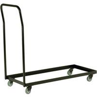Horizontal Chair Transport Dolly - 40 Folded Chairs -4 Wheeled Trolley