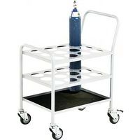 120kg Small Cylinder Trolley For 12 D or E Oxygen Cylinders