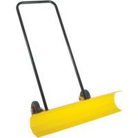 Yellow Bi Directional Pedestrian Snow Ploughs - Narrow Or Wide Blade