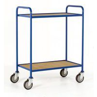Steel Tray Trolleys With 2 O 3 Fixed Plywood Shelves - 150kg Load