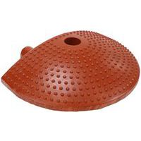 Red end piece for speed bump, 20 km/h - 20 t - Manutan Expert