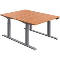 Electric Height Adjustable Sit/Stand Partners/Double Desks -1200x800mm