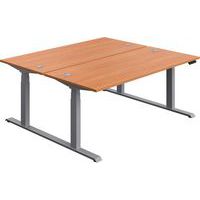 Electric Height Adjustable Sit/Stand Partners/Double Desks -1800x800mm