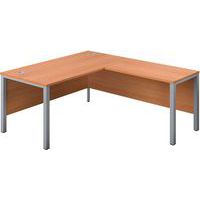 Right Hand Corner Office Desk - Goal Post Legs - 1800x800mm Long - FSC