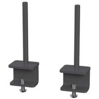 Desk Clamp Accessory - Black Silver & White Colours