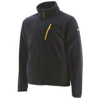 Essential FZ black fleece jacket - Caterpillar
