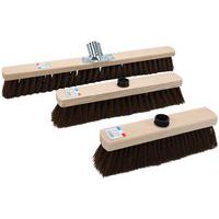 Wooden broom with PET synthetic coconut bristles - Maine Brosserie