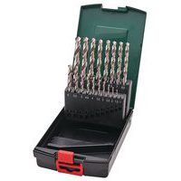19 Piece HSS Drill Bit Set - with Storage Case - Metabo