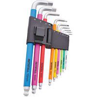 Faithfull Colour Coded Hex Key Set - Plastic Storage Clip