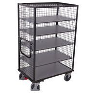 Mesh trolley with 5 shelves - 500 kg