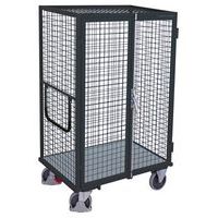 Mesh trolley with hinged doors - 500 kg
