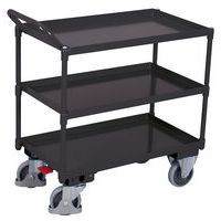 Trolley with three shelves