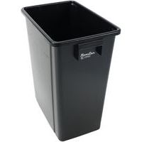 Bin made from recycled plastic - 40 l - Black - Manutan Expert