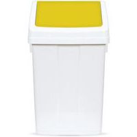 Swing Top Plastic Bins for Waste Disposal - Durable and Easy to Use