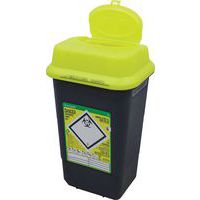 Yellow UN Approved Sharps Safety Disposal Boxes - Pack of 4 Bins
