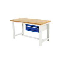 Cubio workbench with 1 drawer - Width 150 cm - Plywood