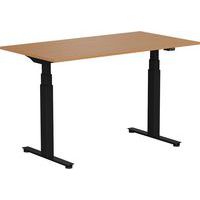 Electric Bluetooth Sit-Stand Desk - Black Frame - Free Installation