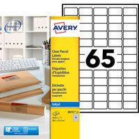 Mini transparent label 38.1x21.2 mm - Inkjet printing