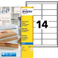Avery clear address label - Ink jet printing