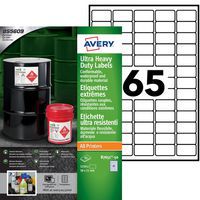 Ultra heavy-duty polyethylene label - laser, ink jet, copier printing