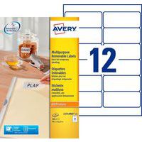 Avery repositionable white label - Laser / inkjet, copier