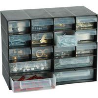 Barton Pack of 6 Polypropylene Storage Units with Translucent Drawers