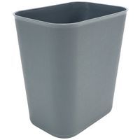 Fire-resistant waste bin - inhibits fire spread