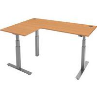 Electric Sit-Stand Corner Desk With Bluetooth App Control - Extra High