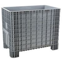 Stackable pallet container, Capacity: 400 L, Max. load: 250 kg, O/A height: 840 mm, O/A width: 600 mm