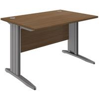Ticka straight desk - Walnut