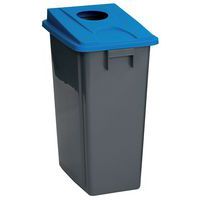 80L Recycling Waste Separation Bins - Colour-Coded Sorting - Manutan Expert