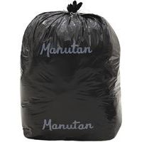 Black Bin Bag - Heavy Duty Waste - 110/200 Litre Capacity - Manutan Expert