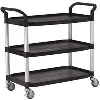 Polypropylene trolley - 3 shelves - Capacity 250 kg